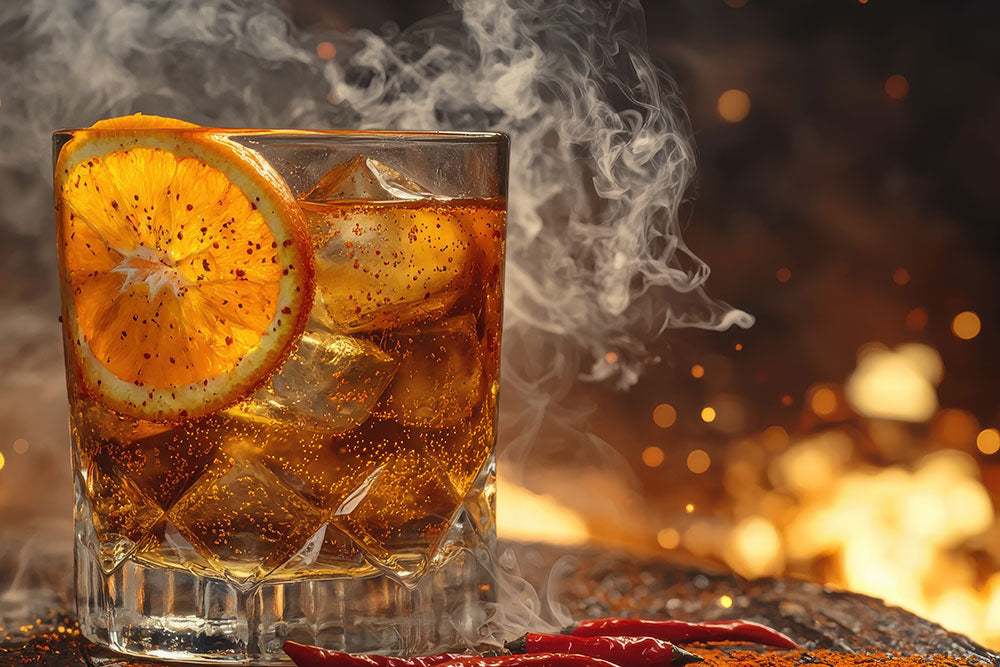 Smoked Jalapeño Old Fashioned from Jen Lee Martini
